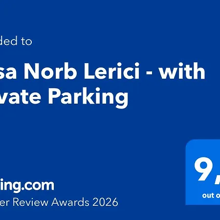 Daire Casa Norb - With Private Parking Lerici