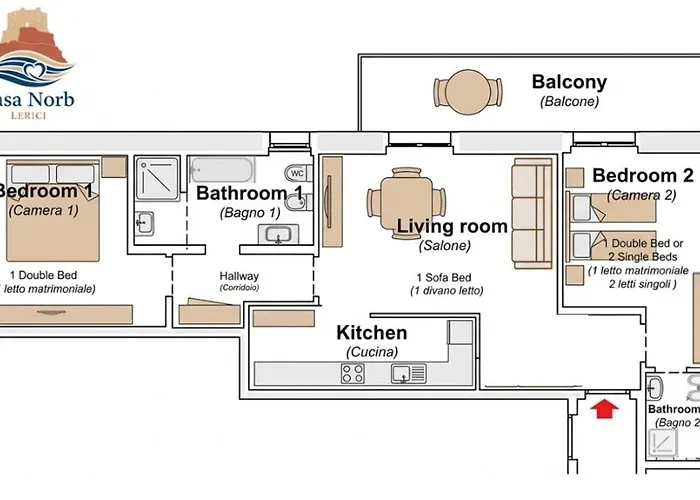 アパート Casa Norb - With Private Parking